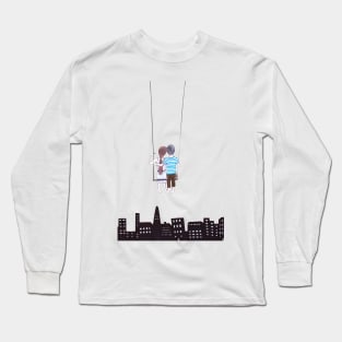 Couple on a swing Long Sleeve T-Shirt